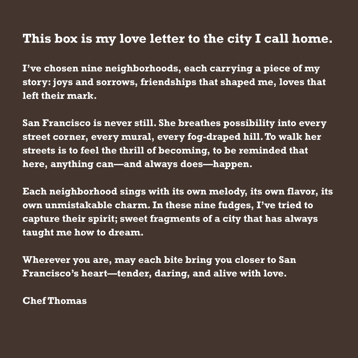 I Fudging Love San Francisco Box