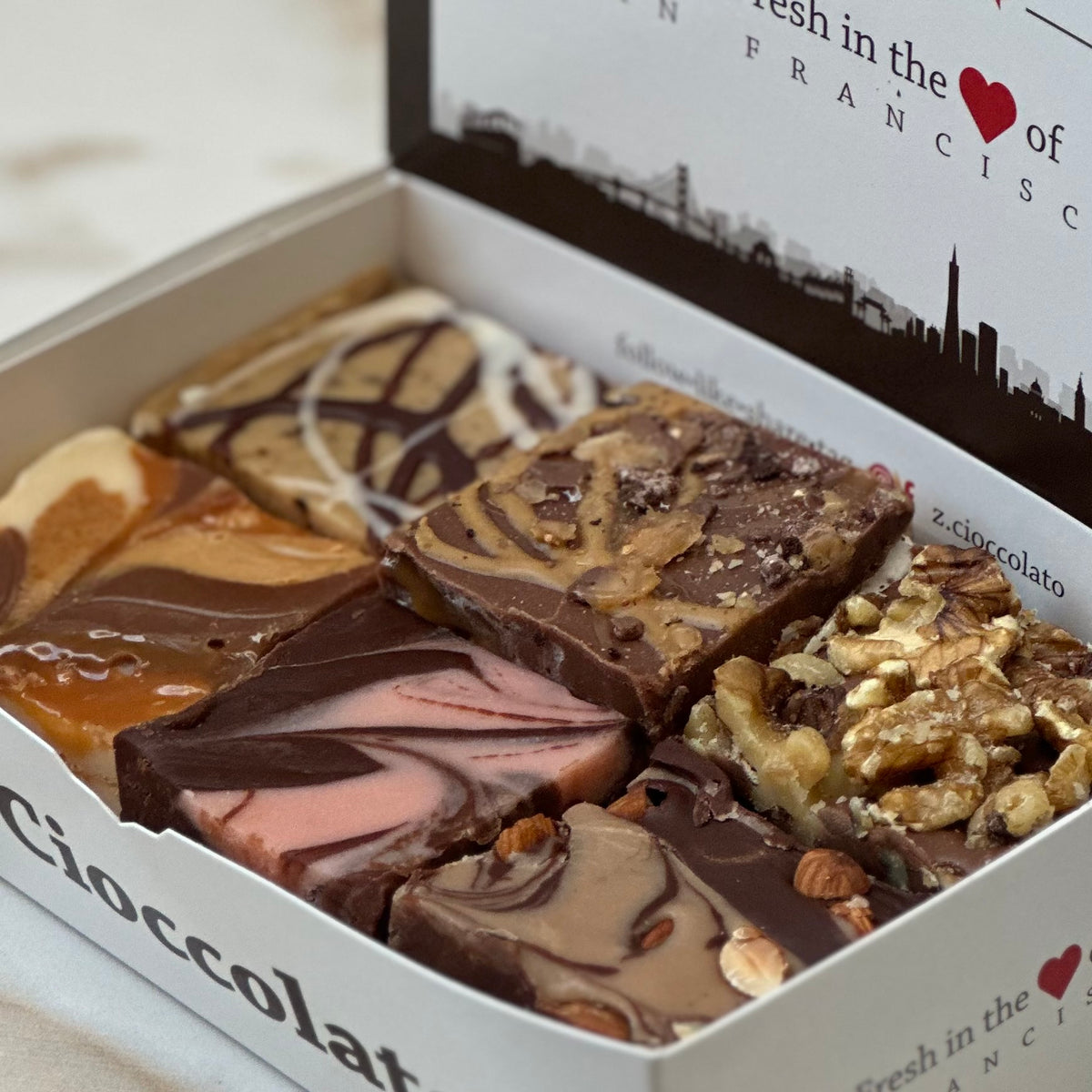 6 Piece Gourmet Fudge Box