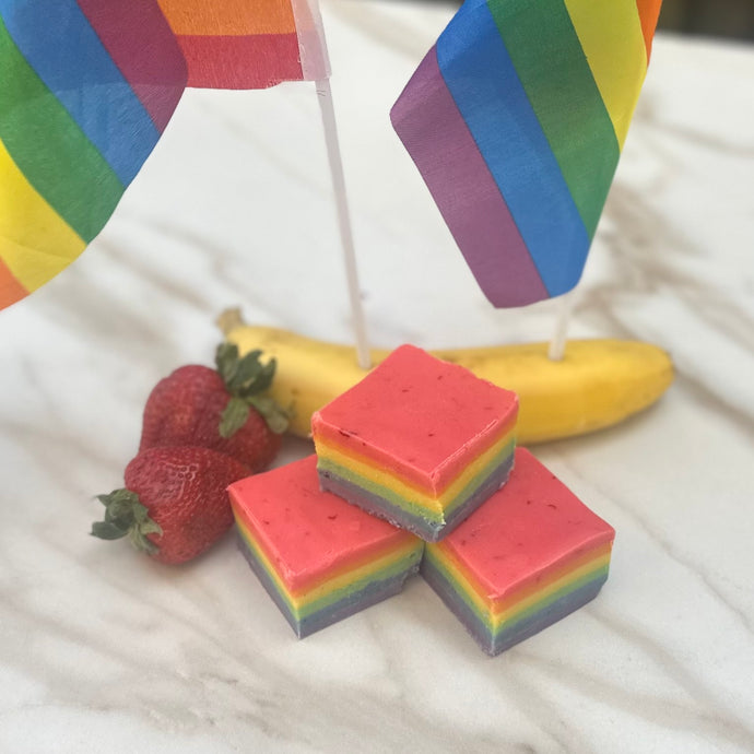 Rainbow Pride Fudge