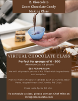 Image showing zoom chocolate making classes in action.