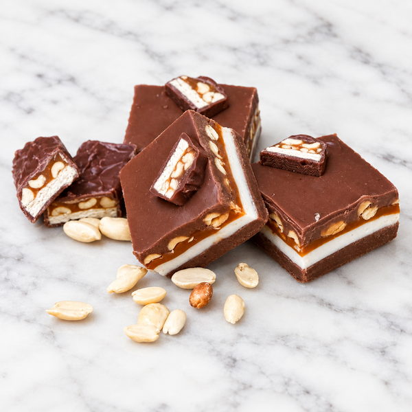 Chocolate Nougat Bar: Thicker than a Snicker