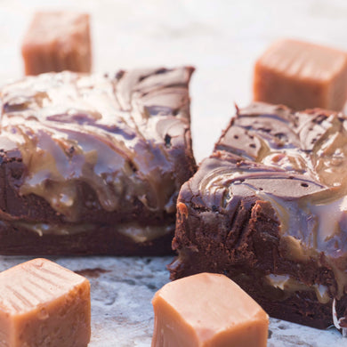 Dark Sea Salt Caramel Fudge