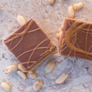 Picture of 2 squares of Peanut Butter Chocolate